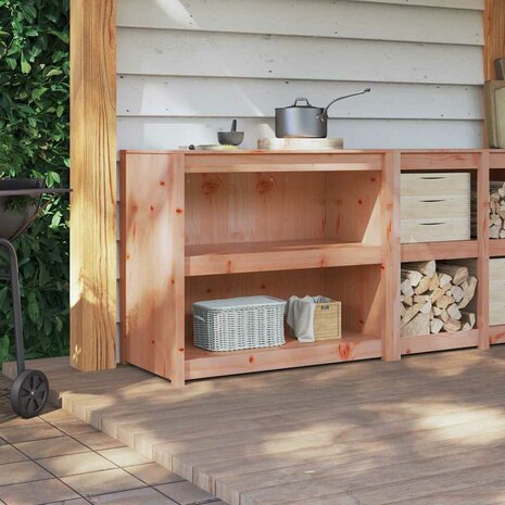 Keukenkast met plank Bruin 106 x 55 x 92 cm massief douglas 4