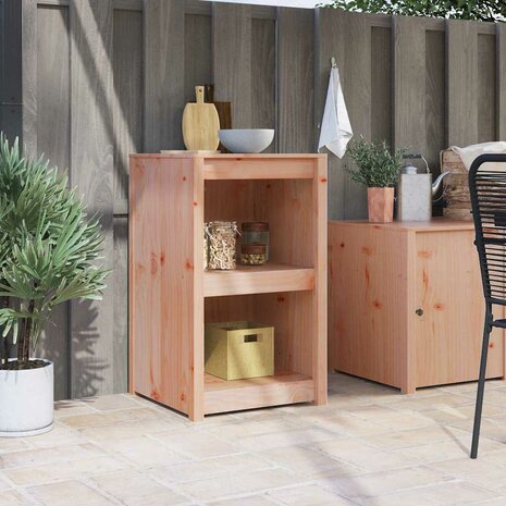 Keukenkast met plank Bruin 55 x 55 x 92 cm massief douglas 1