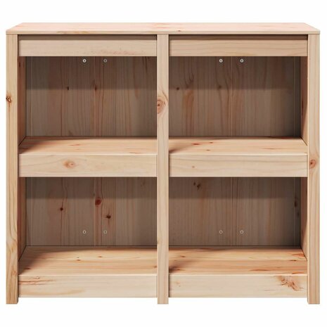 Keukenkast met plank Bruin 106 x 55 x 92 cm Massief grenenhout 5