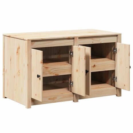 Keukenkast met plank Bruin 106 x 55 x 64 cm Massief grenenhout 5