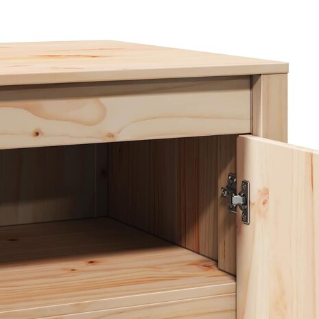 Keukenkast met plank Bruin 106 x 55 x 64 cm Massief grenenhout 9