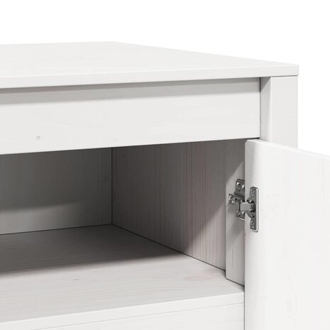 Keukenkast met plank Wit 106 x 55 x 64 cm Massief grenenhout 8