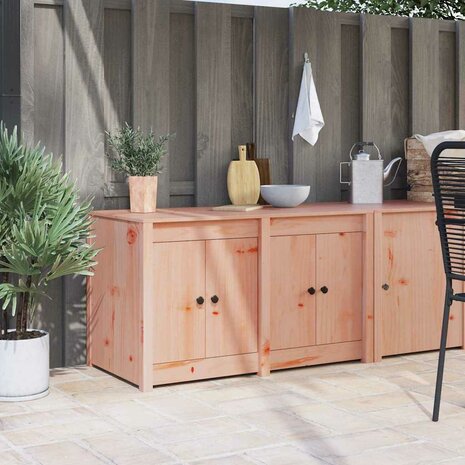 Keukenkast met plank Bruin 106 x 55 x 64 cm Massief grenenhout 1