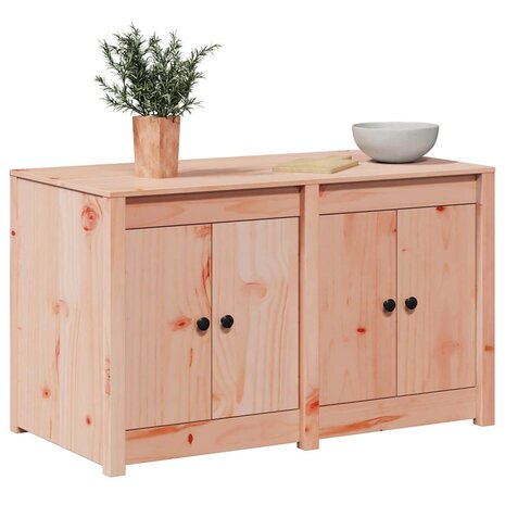 Keukenkast met plank Bruin 106 x 55 x 64 cm Massief grenenhout 3