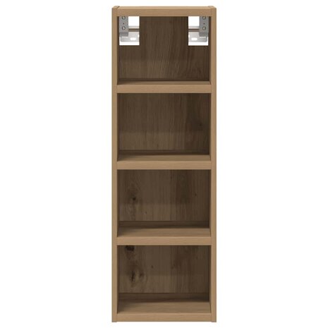 Hangkast Riga 20x29,5x60 cm bewerkt hout artisanaal eikenkleur 4