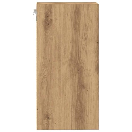 Hangkast Riga 20x29,5x60 cm bewerkt hout artisanaal eikenkleur 5