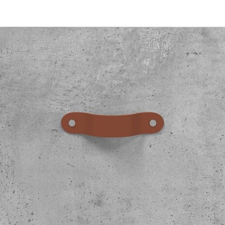 Ladekast 69,5x34x90 cm bewerkt hout betongrijs 9