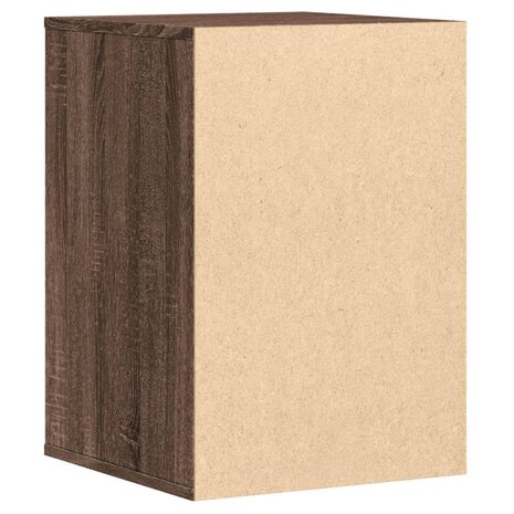 Ladekast 40x41x58 cm bewerkt hout bruin eikenkleurig 7
