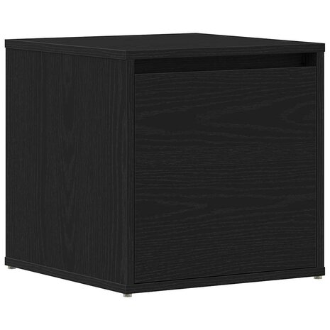 Ladekast met lade Zwart eiken 40.5 x 40 x 40 cm Bewerkt hout 2
