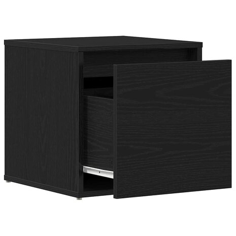 Ladekast met lade Zwart eiken 40.5 x 40 x 40 cm Bewerkt hout 5