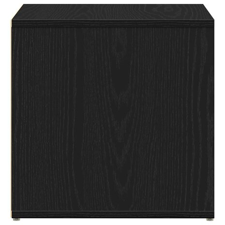 Ladekast met lade Zwart eiken 40.5 x 40 x 40 cm Bewerkt hout 7