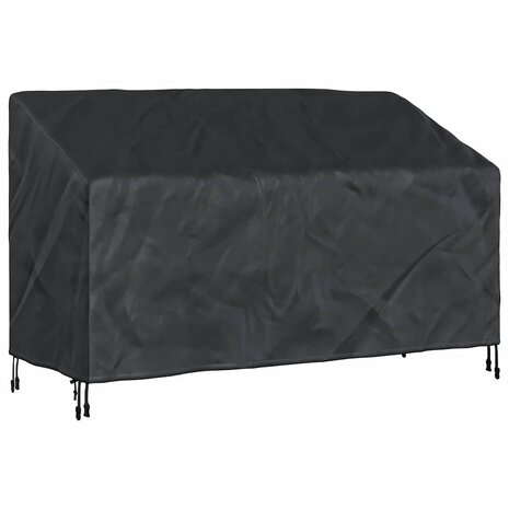 Tuinbankhoes Zwart 165 x 70 x 65 / 94 cm 600D stof 2