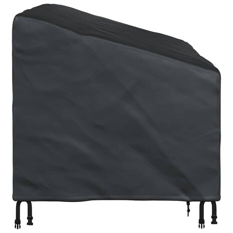 Tuinbankhoes Zwart 160 x 100 x 61 / 89 cm 600D stof 5