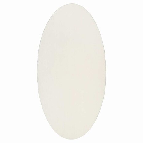 Tapijt Crème 80 x 150 cm Polyester 2