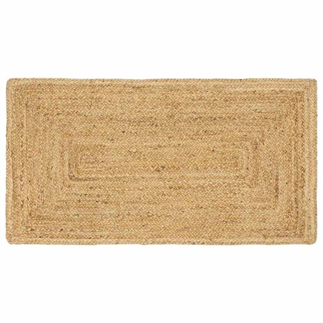 Tapijt Beige 60 x 200 cm Jute 1