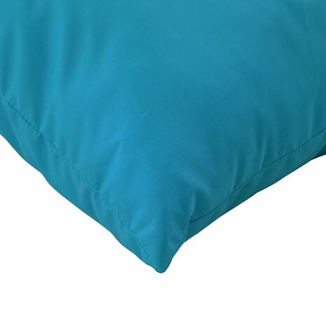 Bankkussens 4 stuks Blauw 40x40 cm Stof 6