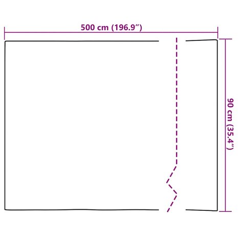 Meubelfolie zelfklevend 500x90 cm PVC lichteikenkleurig 8