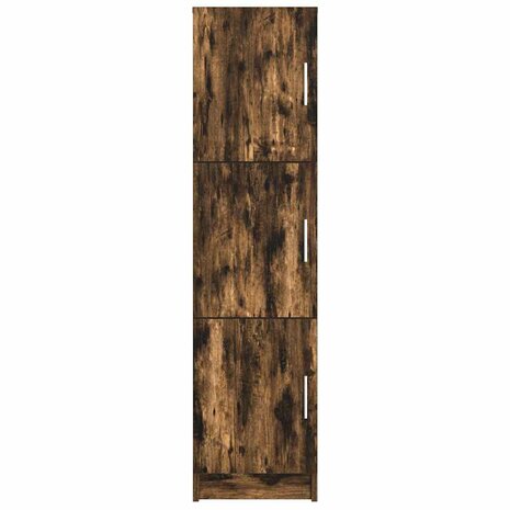 Hoge Kast Gerookt eiken 31.5 x 32 x 124 cm Bewerkt hout 5