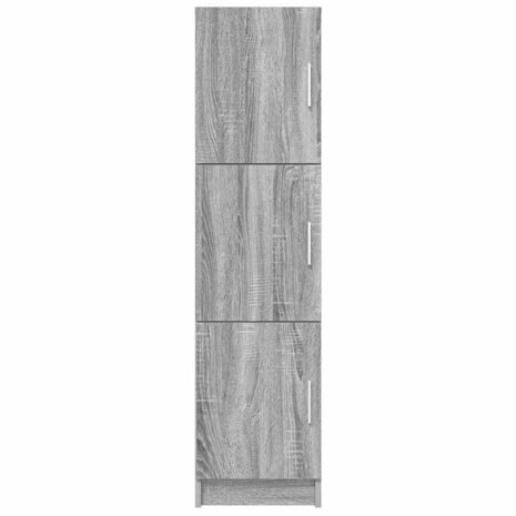 Hoge Kast Grijs sonoma 31.5 x 32 x 124 cm Bewerkt hout 5