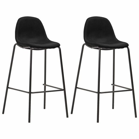 3-delige Barset stof zwart 6