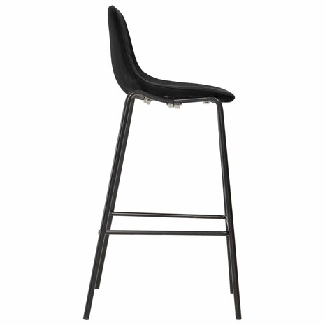 3-delige Barset stof zwart 5