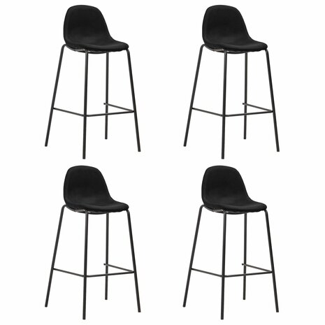 5-delige Barset stof zwart 2