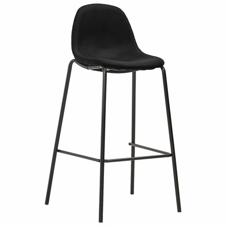 5-delige Barset stof zwart 4