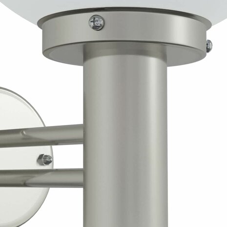 Buiten Wandlamp Zilver 28 x 25 x 38 cm Roestvrij staal 6
