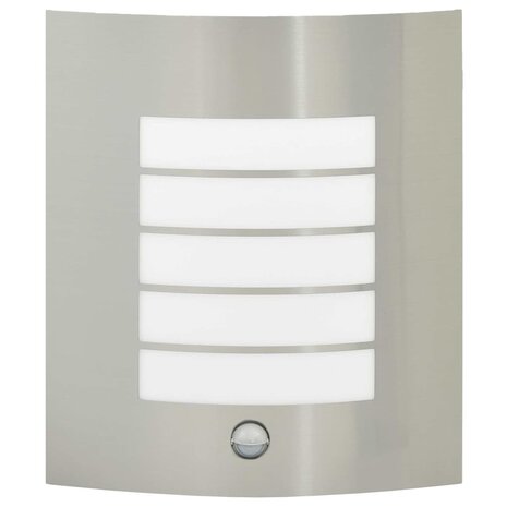 Buitenwandlamp 2 pcs Zilver 23.5 x 10.5 x 26 cm Roestvrij staal 3