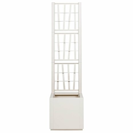Tuin Bloempot Wit 36 x 36 x 140 cm Polypropyleen 4
