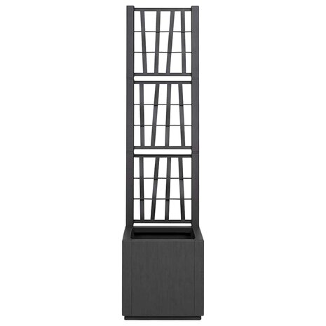 Tuin Bloempot Antraciet 36 x 36 x 140 cm Polypropyleen 4