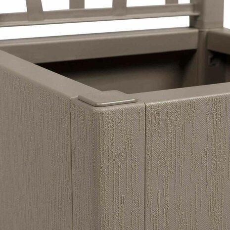 Tuin Bloempot Grijs 36 x 36 x 140 cm Polypropyleen 6