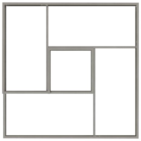 Tuin Bloempot Zilver 100 x 100 x 50 cm Roestvrij staal 8