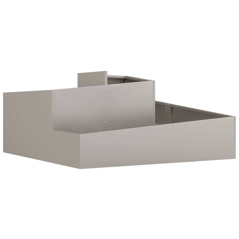 Tuin Bloempot Bruin 100 x 100 x 50 cm Cortenstaal 5