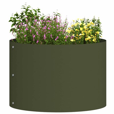Tuinbloempotten 5 stuks Olijfgroen 30x30x20 cm 3