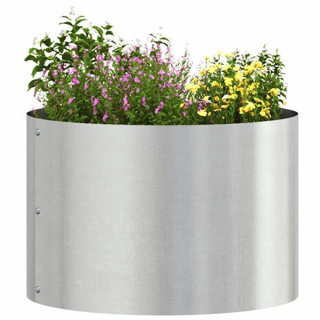 Tuin Bloempot Zilver 30 x 30 x 20 cm Roestvrij staal 3