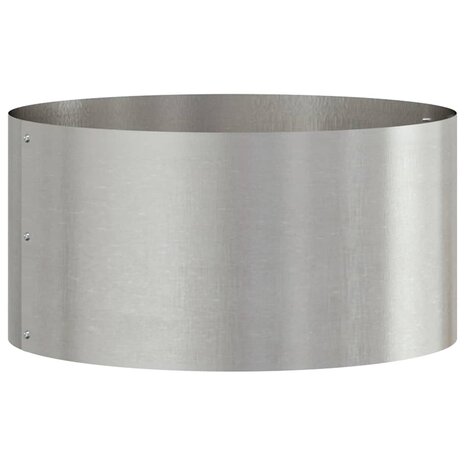 Tuin Bloempot Zilver 40 x 40 x 20 cm Roestvrij staal 2