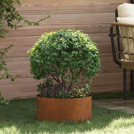 Tuin Bloempot Bruin 40 x 40 x 20 cm Cortenstaal 1