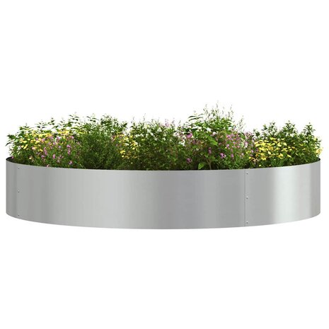 Tuin Bloempot Zilver 120 x 120 x 20 cm Gegalvaniseerd staal 3