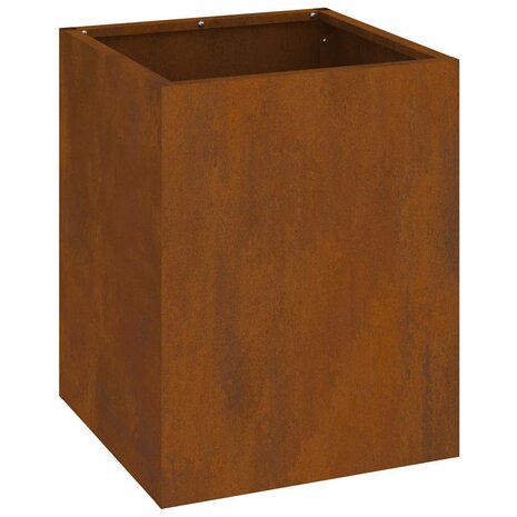 Tuin Bloempot Bruin 32 x 32 x 40 cm Verweerd staal 2