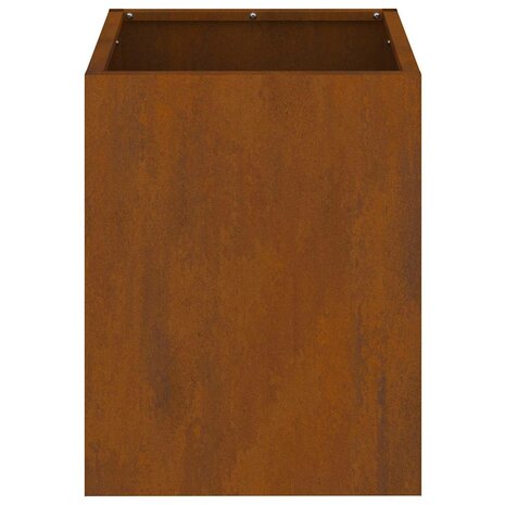 Tuin Bloempot Bruin 32 x 32 x 40 cm Verweerd staal 6