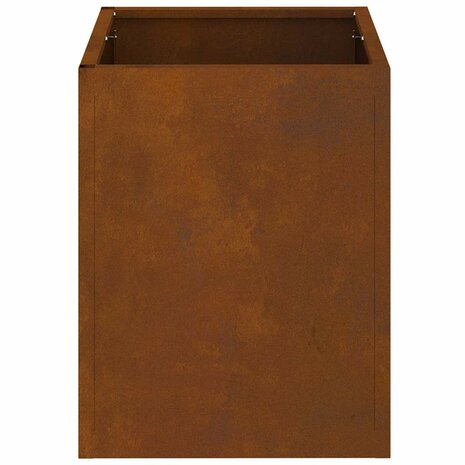 Tuin Bloempot Bruin 32 x 32 x 40 cm Verweerd staal 7
