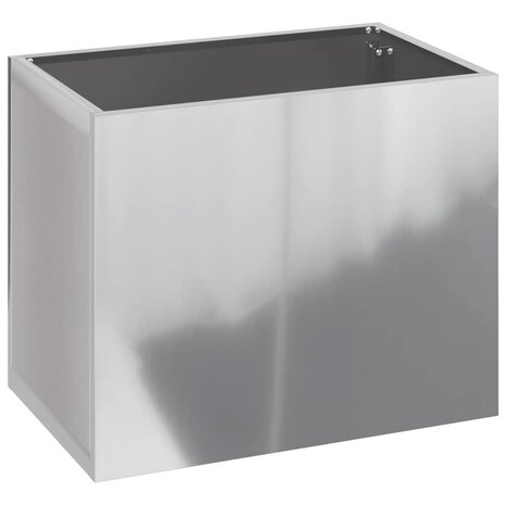 Tuin Bloempot Zilver 50 x 32 x 40 cm Gegalvaniseerd staal 2