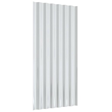 Dakpanelen 12 st 80x36 cm gegalvaniseerd staal antracietkleurig 5