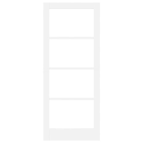 Binnendeur met Glas Wit 83 x 202 cm Massief grenenhout en glas 5