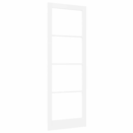 Binnendeur met Glas Wit 83 x 232 cm Massief grenenhout en glas 9