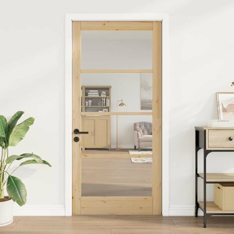 Binnendeur met Glas ORKDAL Bruin 93 x 202 cm 3