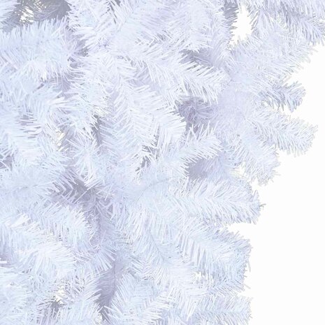 Kunstkerstboom met standaard omgekeerd 180 cm wit 5
