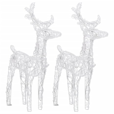 Kerstversiering rendieren en slee 320 LED&apos;s acryl 5