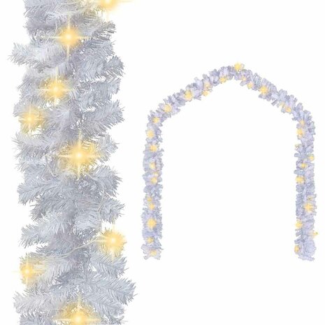 Kerstslinger met LED-lampjes 5 m wit 1